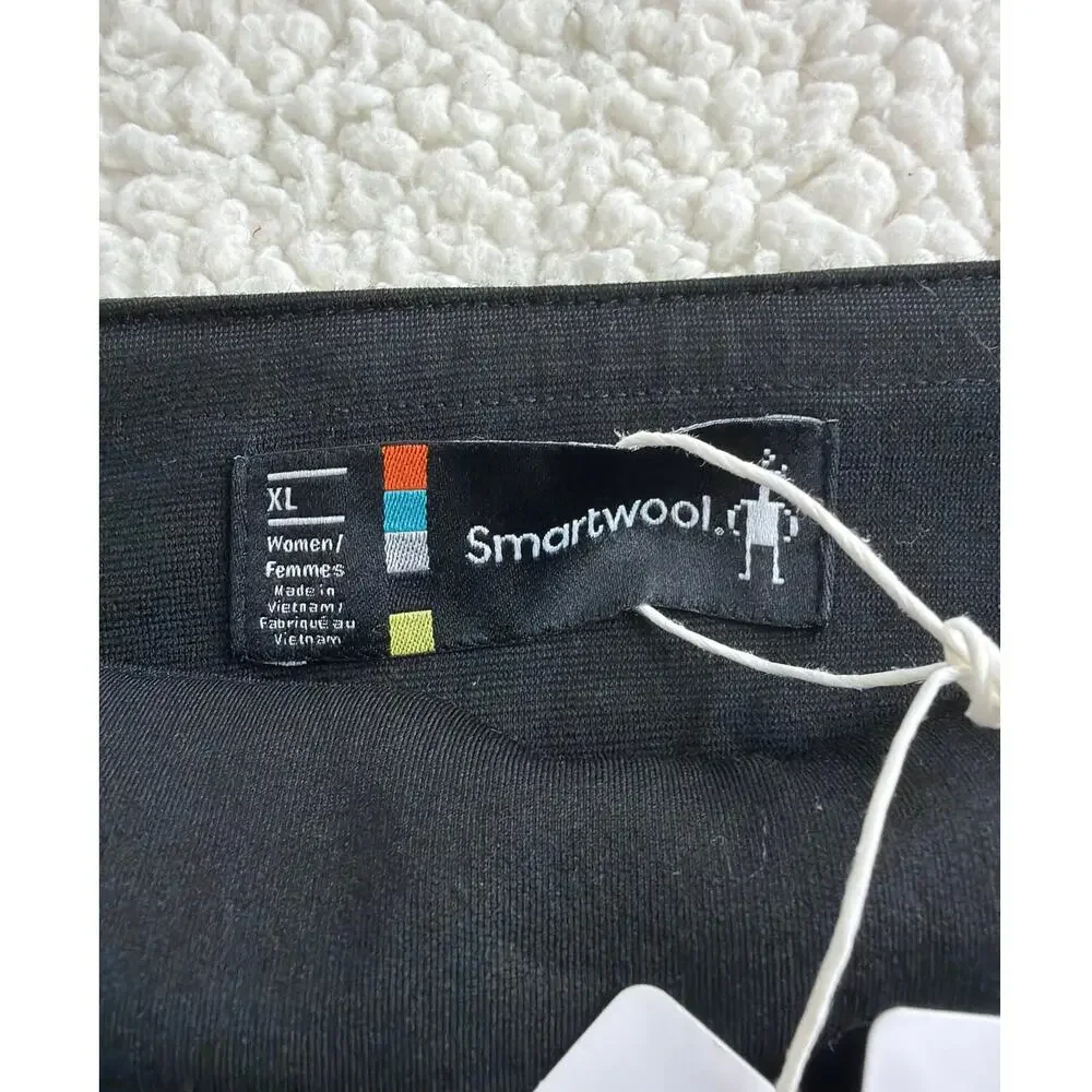 Smartwool Womens‎ Smartloft Skirt Size XL Black Pockets Pull On NEW